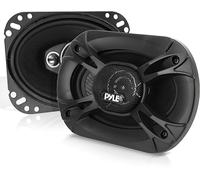 Pyle Juego de Altavoces Coche, 6” x 9”, Auto, Cuadriaxial, 4 vias, Universal, Sonido Potente, Color Negro