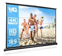 Pyle Pantalla de proyector portátil de 127 cm - Pantalla Manual con trípode, Plegable y de Montaje rápido para Cine en casa, Bodas, Fiestas y presentaciones en Oficina