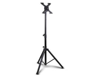 Pyle Pantalla portatil de proyector, Tripode, Pantalla Plana, Altura Ajustable, Soporte, Ideal para Pantallas de TV, LCD, LED, hasta 32”. Vesa 200 x 200, 220 x 220. Color Negro, 1 Unidad