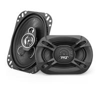 Pyle Par de Altavoces coaxiales Coche, 2 vias, Parlantes para Auto, 240W 4”, Componente de reemplazo rapido OEM, para Puertas del vehiculo/Panel Lateral, Universales, Color Negro