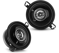 Pyle Par de Altavoces coaxiales Coche, 2 vias, Parlantes para Auto, Estereo 120W 3.5”, para Puertas del vehiculo/Panel Lateral, Universales, Color Negro