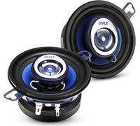 Pyle Par de Altavoces coaxiales Coche, Parlantes para Auto, 120W 3.5”, Componente de reemplazo rapido OEM, para Puertas del vehiculo/Panel Lateral, Universales, Color Negro