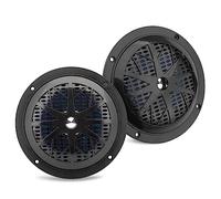 Pyle par de altavoces marinos de 5.25”, Sonido estereo, Exteriores, Resistentes al agua y a la intemperie, potencia de 100V