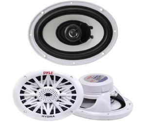 Pyle Pareja DE Cajas Impermeables Y Resistentes A Sol para Interior O Externa Piscina Barco Hotel Restaurante ÉL Abierto PLMR692 Blancos 6 X 9 15 X 23 CM 260 Watt RMS ET 520 Watt MAX A Pareja