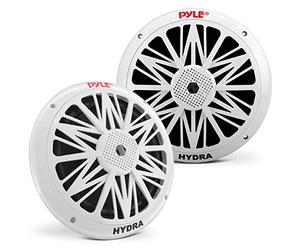 Pyle PLMR82 - Altavoces 2 vías marinos de 300 vatios, 20.32 cm, color blanco