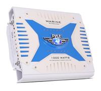 Pyle PLMRA420 - Amplificador Impermeable de 4 Canales, 1000 vatios, Blanco