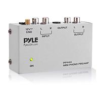 Pyle preamplificador fono, Estereo, Entrada RCA, Salida RCA, Operacion de bajo ruido
