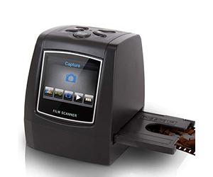 Pyle PSCNPHO32.5 - Escáner de Diapositivas de película Digital de Diapositivas, convertidor de imágenes, Compatible con película Super-8, película de 126 Kpk, Convierte Diapositivas de 35 mm y