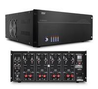 Pyle PT8000CH - Amplificadores de Audio (1000 W, Enchufe Banana, Corto, 483 mm, 490 mm, 180 mm)