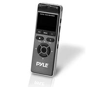Pyle PVRCM500 - Grabadora de voz digital (4 GB, con auriculares/pantalla LCD), color negro