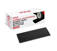 Pyle rampa de Puente de acera, Entrada de automoviles, Goma, Umbral, Puente, para Coches, Camiones, Motocicletas, Sillas de Rueda, Vehiculos