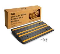 Pyle rampa de Caucho para bordillo, Antideslizante, Resistente, Ideal para entradas y aceras, Pack de 1