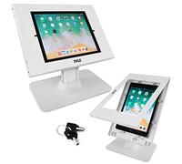 Pyle Soporte de Seguridad antirrobo para Tableta, Soporte de Mesa para iPad con Mecanismo de Bloqueo y Llave, rotación de 90°, inclinación de 75°, iPad, iPad Air, iPad Pro, Samsung Galaxy Tab A