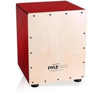 Pyle cajon jam acustico compacto, Madera de abedul, Slap clasico, Caja de percusion, Tambor, Ideal para niños, adolescentes y adultos