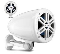 Pyle USA Altavoces Todoterreno Impermeables de 5.25 Pulgadas, Sistema de Sonido Marino de 2 vías de 180 W con Soporte Giratorio de 360°, estéreo de Audio al Aire Libre de Gama Completa para
