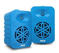 Pyle USA PDWR55BL - Par de Altavoces para Interiores y Exteriores, Sistema de Rango Completo de 500 W, Doble Impermeable, 5.25 Pulgadas, 2 vías, con Tweeter de polímero de Alto cumplimiento de 1/2