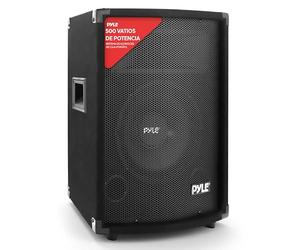 PylePro Altavoz, Portátil, para gabinete, 500V, Estéreo, Woofer de 25 cm, Tweeters duales, Bocina Media de 4×25 cm, Bobina de kapton de 4 cm