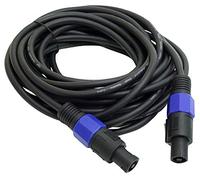 PylePro PPSS50 - Cable para altavoces (macho, 15.2 m), color negro