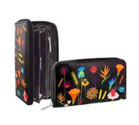 Pylones, Billetera - Viaje Jardín Florido 19 x 11 cm Tejido Recubierto