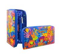 Pylones - Cartera de viaje con arrecife de tela revestida, 19 x 11 cm, Multicol, 19 x 11 cm, Clásico