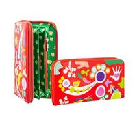Pylones - Cartera - Viaje Celebración - Tela revestida - 19 x 11 cm, rojo, 19x11 cm, Moderno