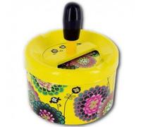 Pylônes Dahlia - Cenicero con pulsador, diseño de dalia