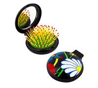 Pylones, Espejo-cepillo para el cabello - Jardín de flores