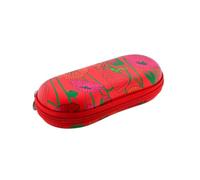 Pylones, Estuche rígido para gafas - Viaje amapolas 16x7,5cm, rojo, 16x7,5cm