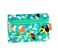 Pylones, Monedero - Mini monedero, diseño de pájaros - Dimensiones: 12,7 x 0,2 x 8, multicolor, 12,7, Moderno