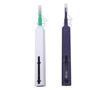 Pyltha Bolígrafo Limpiador de Fibra Óptica, Kit 2 Piezas con Rotación 180° - Limpieza Precisa y Antiestática para Conectores 1.25mm y 2.5mm, Alta Durabilidad