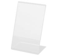 Pyltha Soporte de Fotos Acrílico Transparente L Shape, 3 Pulgadas, Free Standing - Muestra tus Recuerdos con Claridad, Resistente y Compacto, Ideal para Mini