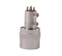 PYME - Conector de tóner de placa giratoria tipo pequeña y mediana empresa chapado en oro de 24 K, configuración de pin de 8 mm de diámetro interior, conector Tóner Am SME, componentes profesionales