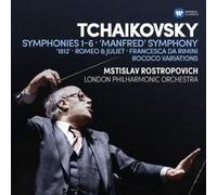 Mstislav Rostropovich - Tchaikovsky: Symphonies 1-6, Manfred Symphony, Overtures, Rococo variations