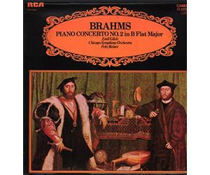 Pyotr Ilyich Tchaikovsky - Johannes Brahms - Emil Gilels , The Chicago Symphony Orchestra , Fritz Reiner - Piano Concerto No 2 In B Flat Major - RCA Victrola - VICS 1026