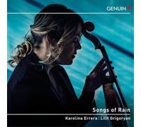 Songs of Rain. Musique pour alto et piano. Errera, Grigoryan.