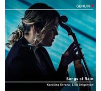 Songs of Rain. Musique pour alto et piano. Errera, Grigoryan.