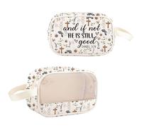 PYOUL and If Not He is Still Good - Bolsa de maquillaje Biblia ift, regalo cristiano basado en la fe, Y si no, Mb EU