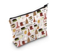 PYOUL Austin Lover Gift Welcome to Austin Design Bolsa de maquillaje Austin Texas Vacation Bolsa de cosméticos Austin Souvenir Travel Bag, Bienvenido a Austin Bag