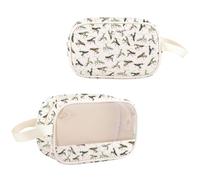 PYOUL - Bolsa de cosméticos de mantis rezante, bolsa de maquillaje natural, bolsa de entomólogo, regalo naturalista, regalo para biólogos, amantes de los insectos, Praying Mantis Mb Eu