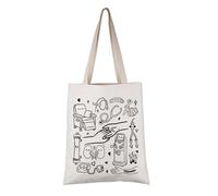 PYOUL - Bolsa de mano para enfermería de riñón, regalo de nefrología para enfermeras, garabatos, diálisis, médico, bolso de mano, regalo de semana de diálisis, Nephrology Nurse Doodle T, medium