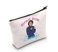 PYOUL - Bolsa de maquillaje inspirada en el programa de televisión, regalo directo de Domingo, bolsa de cosméticos para fanáticos de programas de televisión, De Domingo Bag