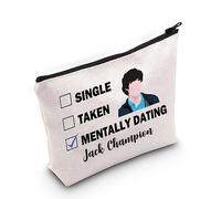 PYOUL - Bolsa de maquillaje inspirada en Jack Cham-pion, regalo inspirado en Jack Cham-pion, bolsa de cosméticos para fanáticos de Jack Cham-pion, Salir con Jack Cham-pion B
