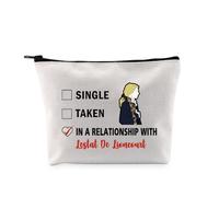 PYOUL - Bolsa de maquillaje inspirada en Lestat de L, diseño gótico de novelas de vampiro, regalo para fanáticos de la película de terror, Bolsa para citas Lestat de L