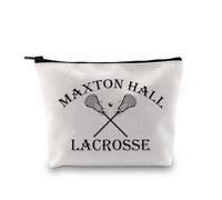PYOUL - Bolsa de maquillaje para amantes del lacrosse Maxton Hall, bolsa de cosméticos Lacrosse Mon, regalo para entrenador de lacrosse, regalo del equipo de lacrosse, Hall - Bolsa de lacrosse