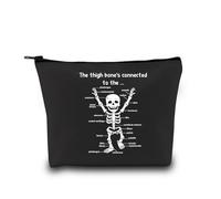 PYOUL - Bolsa de maquillaje para enfermera futura de anatomía, regalo de agradecimiento para enfermera, regalo de graduación, Bolsa de enfermería de anatomía