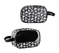 PYOUL - Bolsa de viaje inspirada en polillas con cremallera, bolsa de cosméticos para entomología, regalo para amantes de la naturaleza, Polilla Mb EU