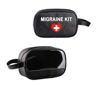 PYOUL - Bolsa para medicamentos contra la migraña, regalo para personas que sufren de migraña, Kit de migraña Mb Eu, 23.5 cm ( 9.25 inch ) * 17 cm ( 6.69 inch)