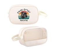 PYOUL Cane Corso Lover Gift Cane Corso Mom - Bolsa de maquillaje transparente para dueño de bastón Corso, bolsa de aseo de viaje para mascotas y perros, Cane Corso Mom Mb