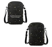 PYOUL Resist Gift Only When Its Dark Enough Can You See The Stars - Bolso cruzado feminista de viaje demócrata, Ver las estrellas Cb