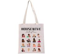 PYOUL RHOSLC - Bolso de mano inspirado en el programa de televisión de telerrealidad, regalo para amas de casa, Bolso Housewives, medium